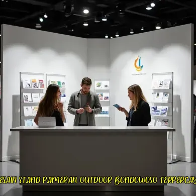 desain stand pameran outdoor bondowoso terpercaya